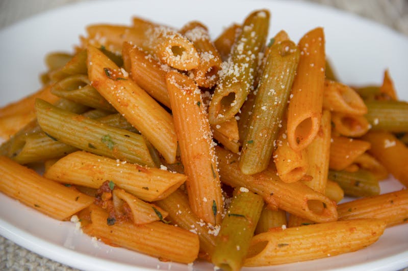 Penne Arrabbiata spicy tomato pasta